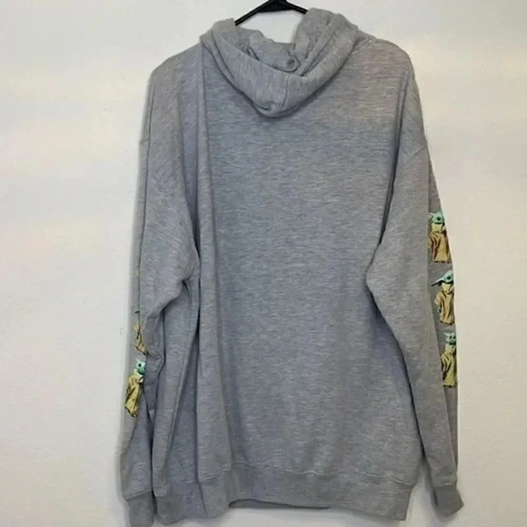 Star Wars The Mandalorian The Child Pull Over Hoodie XL - Picture 2 of 3